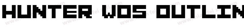 Hunter W05 Outline字体转换